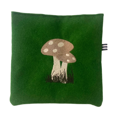 kattprassel cloth wool - shroom bloom - organic catnip crinkle cloth
