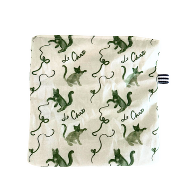 kattprassel cloth - miette le chat - organic catnip crinkle cloth