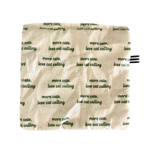Load image into Gallery viewer, kattprassel cloth - more cats, less cat calling - organic catnip crinkle cloth