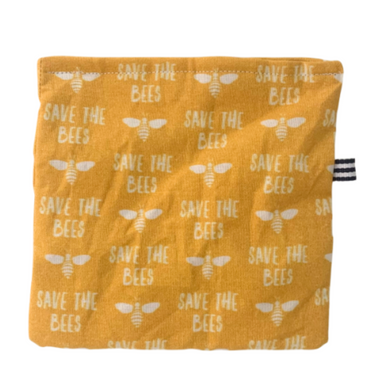 kattprassel cloth - save the bees - organic catnip crinkle cloth
