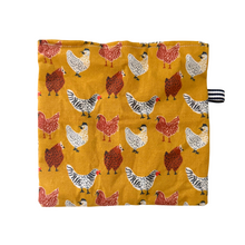 Load image into Gallery viewer, kattprassel cloth - helga’s heritage hens - organic catnip crinkle cloth