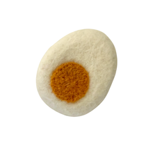 Load image into Gallery viewer, henny the hard-boiled egg - organic catnip infused wool egg
