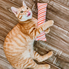 Load image into Gallery viewer, peppermint stick cat kicker