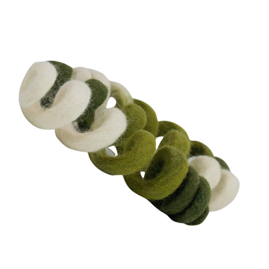 gertie’s green bean wool spiral